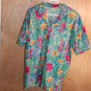 Womens Caribeen Club Floral Tee Medium